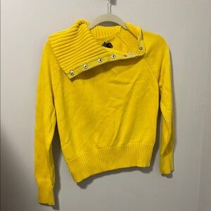 American Living Yellow Cowl Neck Sweater